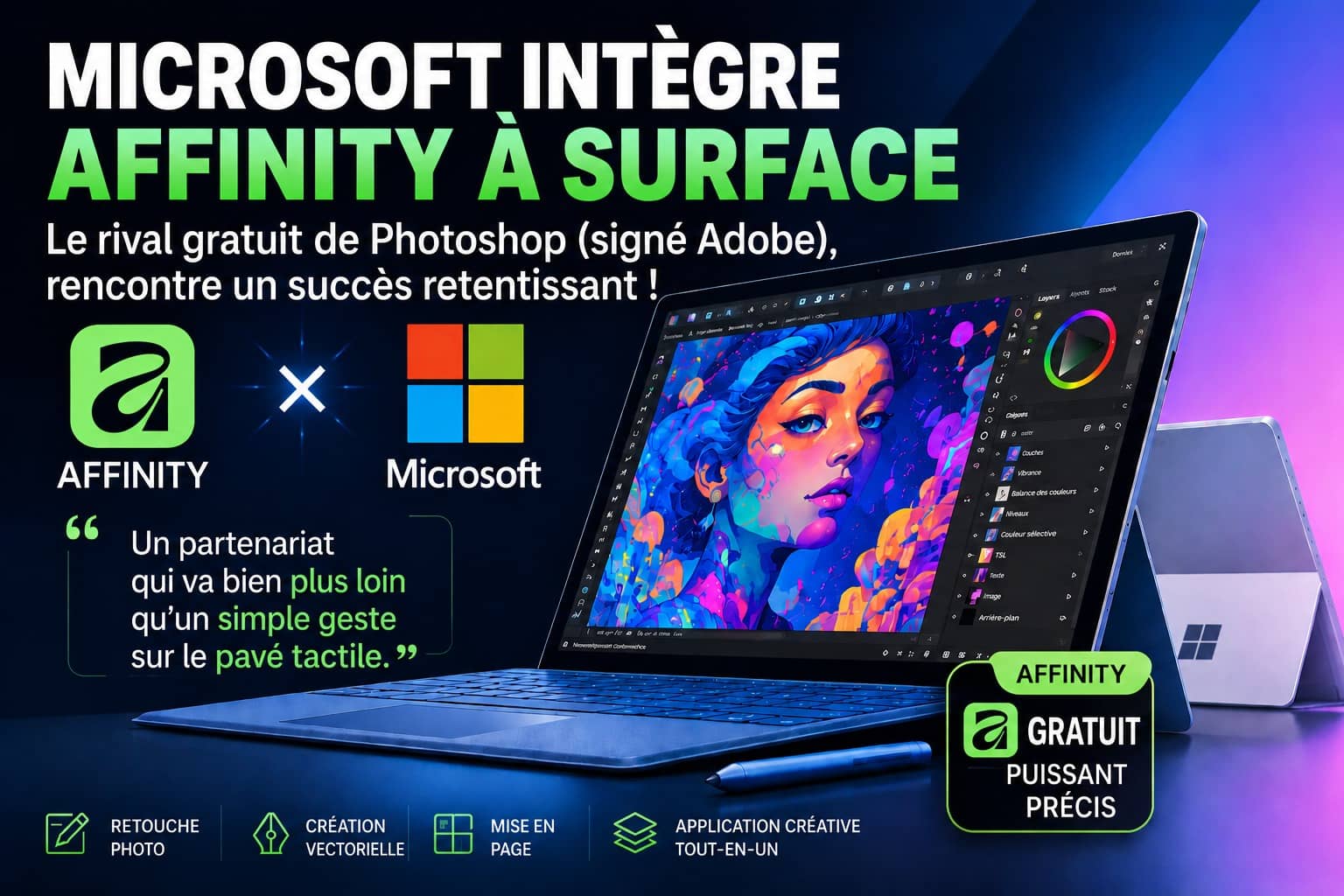 Micrososft and Affinity partner